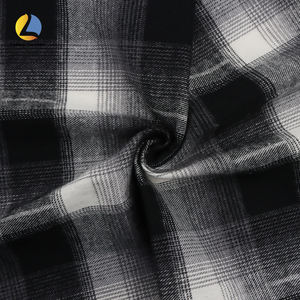 工場直糸染めフランネル生地ツイル織り素材100% コットンジャカードチェック生地クラシックスポーツウェア用 - Product Image 2