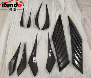 Runde-Kit de carrocería de fibra de carbono para bmw i8, Kit de mejora de estilo Berserker eléctrico, para labios delanteros y traseros, faldones laterales - Product Image 3