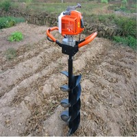 Prix bon marché 43cc 2 temps diesel essence multi-usages tarière perceuse industrielle Post Hole Digger pour l'installation de clôture