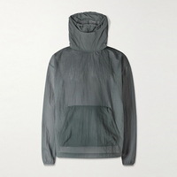 Blouson Bomber Homme Personnalisé Écologique Réversible Semi-transparent à Capuche en Ripstop Léger Vintage Imperméable pour l'Automne