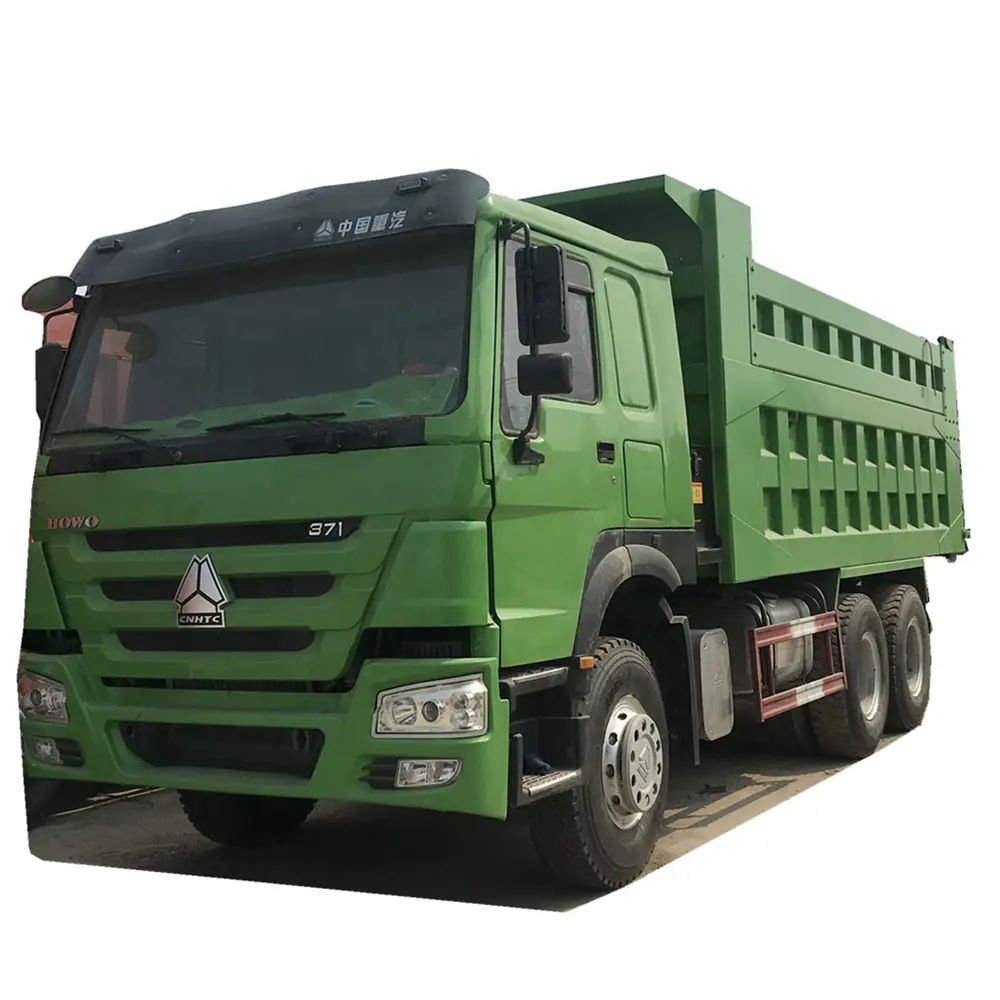 Sử Dụng Dangote Dump Truck Sinotruk Howo 371 6X4 Dump Truck Sử Dụng Tipper Xe Tải Trung Quốc