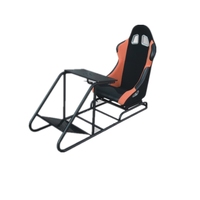 Siège de simulateur de course réglable JBR 1012B pour voitures, en PVC et cuir, pour le sport automobile