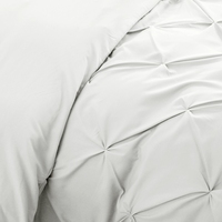 Ensemble de couette lavable de luxe en vente chaude avec taies d'oreiller, ensemble de literie 3 pièces, qualité hôtelière, microfibre douce, ensemble de couette toutes saisons