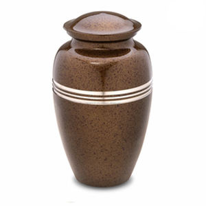 Pride Rainbow Cremation Urn Adult Cremation Urn Handcrafted Solid Brass Urn for Human Ashes - Product Image 3