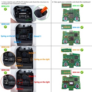 ฝาครอบทัชแพดสีดำใสสำหรับซ่อมแซมเปลี่ยนทดแทน  สำหรับคอนโทรลเลอร์ PS5 Dualsense อุปกรณ์เสริมปุ่มกดสำหรับเล่นเกม - Product Image 6