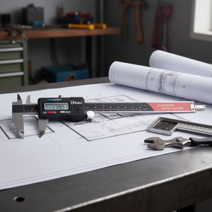 Ttake – calibre numérique électronique, outil de mesure en pouces et en mm de 150mm, pour l'ingénierie de précision - Product Image 3