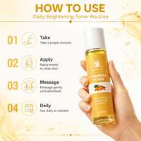 Tonique Visage Bio au Curcuma en Gros – Meilleur Correcteur Anti-Taches Brunes, Peeling, Éliminateur d'Imperfections et d'Acné