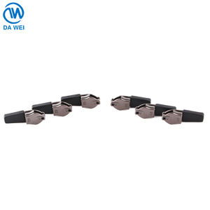 Personalizado de alta calidad de metal Dawei marca fábrica al por mayor #3 Nylon resorte deslizador tirador de cremallera Auto bloqueo sin níquel para bolsas - Product Image 4