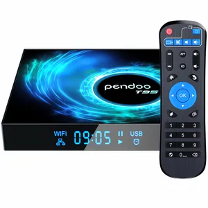 32gb Pendoo T95 H616 Universal Remote Android Coby Ott Setup Easy Boxes 4k Board Tv Box 4gb Ram