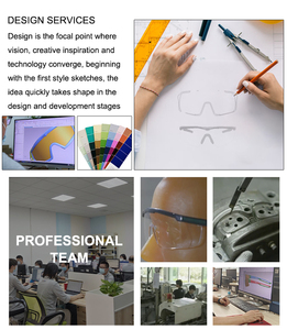 نظارات أمان تكتيكية <span class=keywords><strong>EN166</strong></span> CS مضادة للانفجار بعدسات ثلاثية PC UV400 للرماية قابلة للتخصيص OEM باللون الأسود لحماية العين - Product Image 6