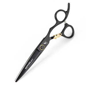 <span class=keywords><strong>Ciseaux</strong></span> de coiffure professionnels 6.0 pouces avec vis à roulement Little Golden Tiger pour salon de coiffure HS-717 - Product Image 1