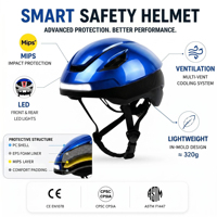 Nouvel Arrivage Casque de Vélo de Nuit à Moule Privé, Personnalisé, avec Lumière LED Rechargeable CE, pour Cyclisme Urbain Adulte