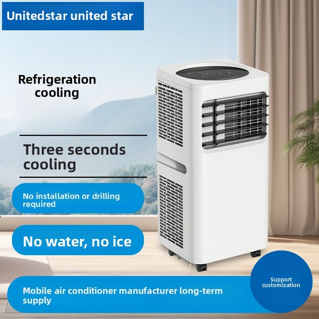 Smart 12000 BTU Portable Air Conditioner 2HP Cooling Heating Dehumidifier 4-in-1 WiFi Smart Control Mobile AC Unit Electric