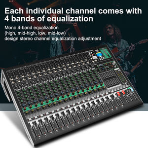 Console audio numérique professionnelle OEM DX16C à 16 canaux avec effet de réverbération DSP intégré pour DJ et musique - Product Image 2