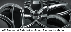 Rines de Aluminio Forjado Personalizados con Nuevo Diseño de 17, 18, 19 y 20 Pulgadas, Pintados en Gris Metálico u Otros Colores Personalizados - Product Image 2