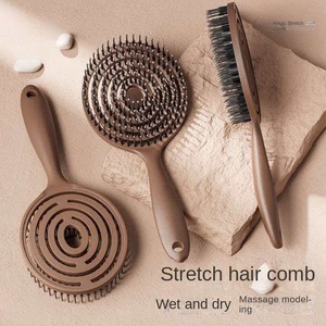 Lược massage đuổi muỗi <span class=keywords><strong>Magic</strong></span> <span class=keywords><strong>Stretch</strong></span> rỗng ruột, dành cho tóc nữ, cán nhựa mềm mại, chất liệu PP, dùng trong nhà - Product Image 2