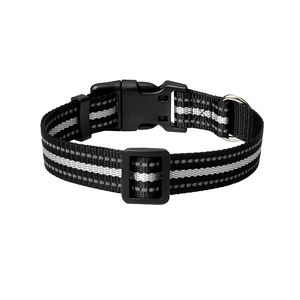 폴리에스터로 만든 애완 동물을위한 조절 가능한 플라스틱 버클 클래식 훈련 칼라와 2023 내구성 나일론 개 칼라 - Product Image 3