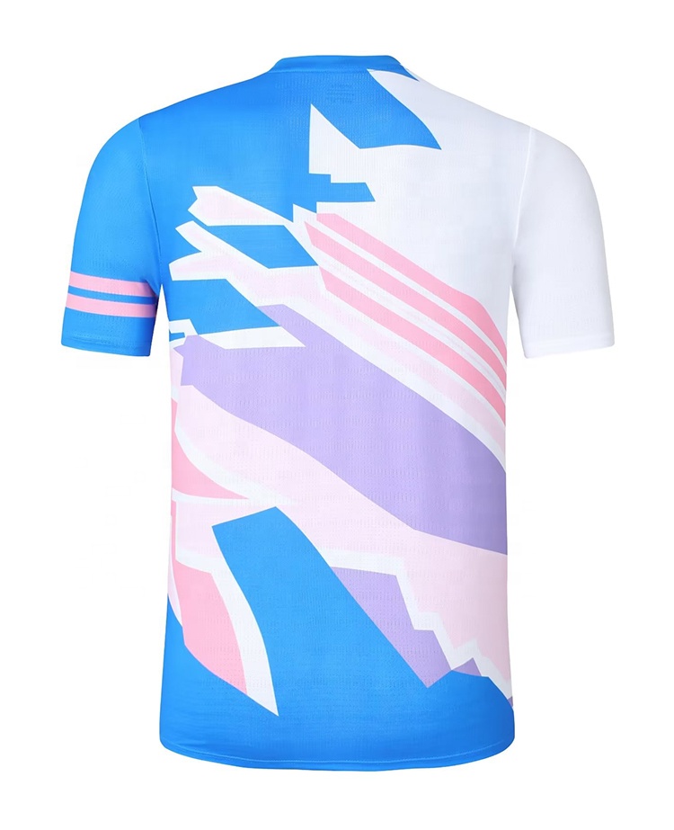 blue and pink nike shirts