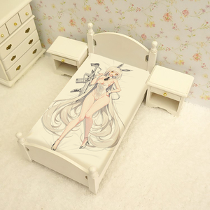 Nhà Máy Thời Trang Tùy Chỉnh Thực hiện <span class=keywords><strong>Anime</strong></span> Tấm Ga Giường Màu In Trường Sống Ebisuzawa Kurumi Đôi Đuôi Trần truồng Cho Đôi Kích Thước Giường - Product Image 2