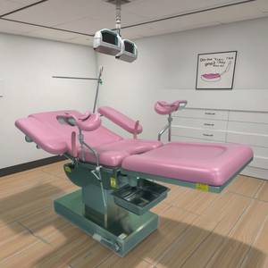 Медицинская электрическая гинекологическая кровать UMY UMGB015 для операционных, из нержавеющей стали 304, класс II, 220В - Product Image 5