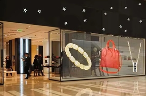 Rgx P16 240*1000 mét 3000cd 64*15 dots Nhà Máy Giá tự dính quảng cáo hiển thị siêu mỏng cửa sổ kính màn hình trong suốt - Product Image 5