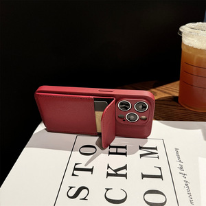 Vải Da Mô Hình Đầy Đủ Thẻ Da Túi Đối Với <span class=keywords><strong>Apple</strong></span> 16 Iphone15 13 Pro Max Cộng Với XR Điện Thoại Di Động - Product Image 3