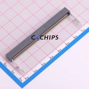ADDR0207-P001A Memory Module Connector (DDR) SMD,P=0.5mm,Horizontal Mount Connector - Product Image 1