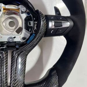 Volant personnalisé en fibre de carbone et suède pour <span class=keywords><strong>BMW</strong></span> M2 M3 M4 M2 F87 M5 F90 X3M F97 F10 F30 F85 F33 F36 F20 F22 X3 X5 X6 325i - Product Image 3