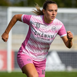 कारखाने कस्टम पॉलिएस्टर त्वरित सूखी महिला फुटबॉल जर्सी टी-शर्ट क्लब त्वरित सूखी क्लब वर्दी कस्टम खेल फुटबॉल जर्सी - Product Image 1