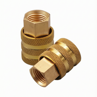 Quick Release Metal Tire Inflation Chuck Auto Locking Brass Connector Thread for Truck Motorcycle Tire Repair Tool