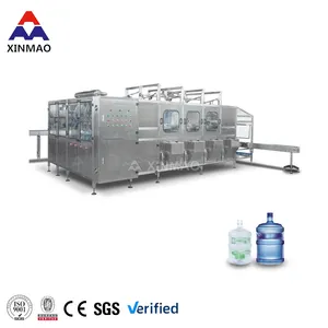 Full Automatic 5 Gallon Liquid Production Line / 20 Liter Water Filling Machine For Purified Mineral Water