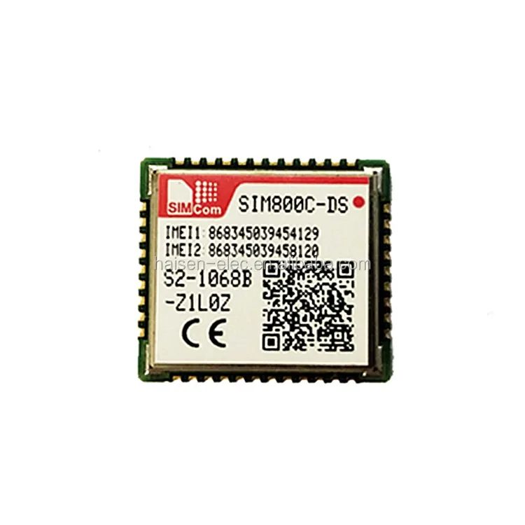 Original Quad-Band GSM/GPRS-Lösung mit LCC-und LGA-Pads unterstützt Dual-SIM 2g gsm Modul Simcom SIM800C-DS