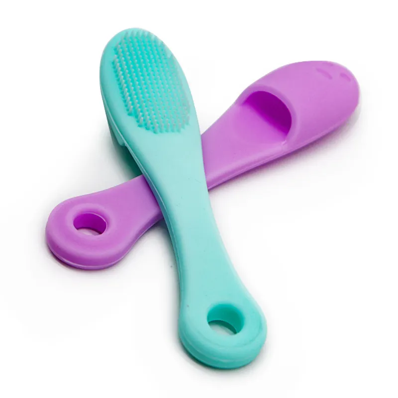Wholesale Silicone Brush Toothbrush Super Soft Droplet Silicon To Massage Cleaning Brush