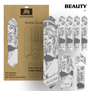 Pegatina reflectante para bicicleta de montaña, carcasa de advertencia de seguridad, a prueba de agua, 3D - Product Image 5