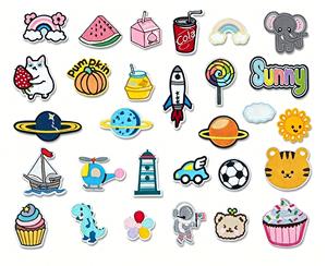 Wintop – NOUVEAU – Lot en gros sans MOQ – Patchs en feutre non tissé thermocollants brodés en 3D motif lapin spatial Kawaii – Dessins animés pour chapeaux de bébé - Product Image 1