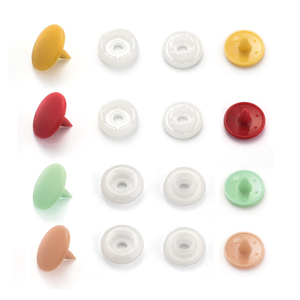 Richstar เสื้อกันฝนพลาสติกเรซิน T10 T9 T8สไตล์เรียบง่ายมี4ส่วนกระดุมสแนปซักได้ทรงกลมเทคนิคการชุบกระดุม - Product Image 3