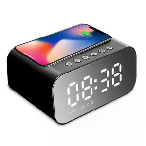 Lámpara Inteligente Inalámbrica LED Digital Portátil BT510, Radio Reloj Despertador con Micrófono Integrado V5.0, Altavoz de Plástico para Teléfono Móvil - Product Image 5