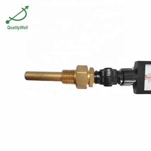 Thermomètre industriel en verre à angle réglable de 9'' - Product Image 2