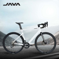 Vélo de route JAVA SILURO6 TOP, fourche en fibre de carbone, vélo de course, frein à disque hydraulique LTWOO, axe traversant, 24 vitesses, Siluro 6 Top