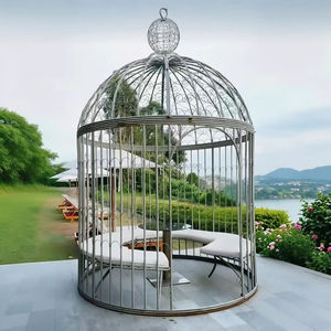 Gazebo da Giardino <span class=keywords><strong>in</strong></span> <span class=keywords><strong>Ferro</strong></span> con Tetto <span class=keywords><strong>in</strong></span> Metallo, <span class=keywords><strong>Tettoia</strong></span> <span class=keywords><strong>in</strong></span> <span class=keywords><strong>Ferro</strong></span> Battuto per Esterni, Decorazione per Cortile e <span class=keywords><strong>Balcone</strong></span> <span class=keywords><strong>in</strong></span> Arabia Saudita - Product Image 2