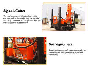 150メートルの深さで8インチ水井戸掘削リグ機ボーリング孔ドリルPhilippines - Product Image 2