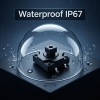 TS12W-073C(S)-G15.3 12X12mm 7.3mm Hauteur Bouton Carré Étanche IP67 Tact Interrupteur pour Cuiseur À Riz Et Machine À Laver