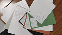 Portes d'armoires en thermofoil, portes recouvertes de PVC, façades de tiroirs rainurées avec noyau HDF/MDF anti-déformation et anti-humidité pour meubles de maison
