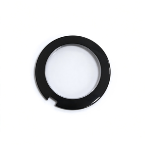 Bague d'insertion ronde en verre saphir noir avec encoche pour remplacement de montre, personnalisable - Product Image 3