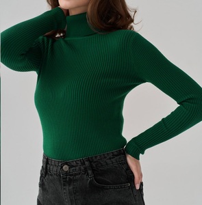 Maglione da <span class=keywords><strong>Donna</strong></span> IWF021 a <span class=keywords><strong>Collo</strong></span> <span class=keywords><strong>Alto</strong></span>, Casual, Lavorato a Maglia, Stile Pullover per Autunno e Inverno - Product Image 6