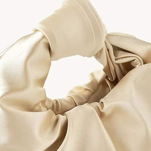New <b>Women's</b> Casual Handbag Wedding <b>Wallet</b> Fashion Design Satin Texture Handbag - Product Image 2