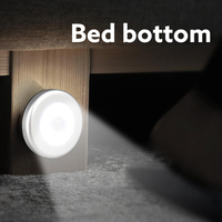 Lampes led d'intérieur sans fil Pir à piles, lot de 3 capteurs de mouvement, veilleuse pour placard, armoire avec certificat CE ROHS