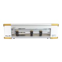Máquina automática de corte de escritorio TT450, pegatinas de coche patrulla, transferencia térmica, trazador de etiquetas de PVC, equipo de servicio táctil