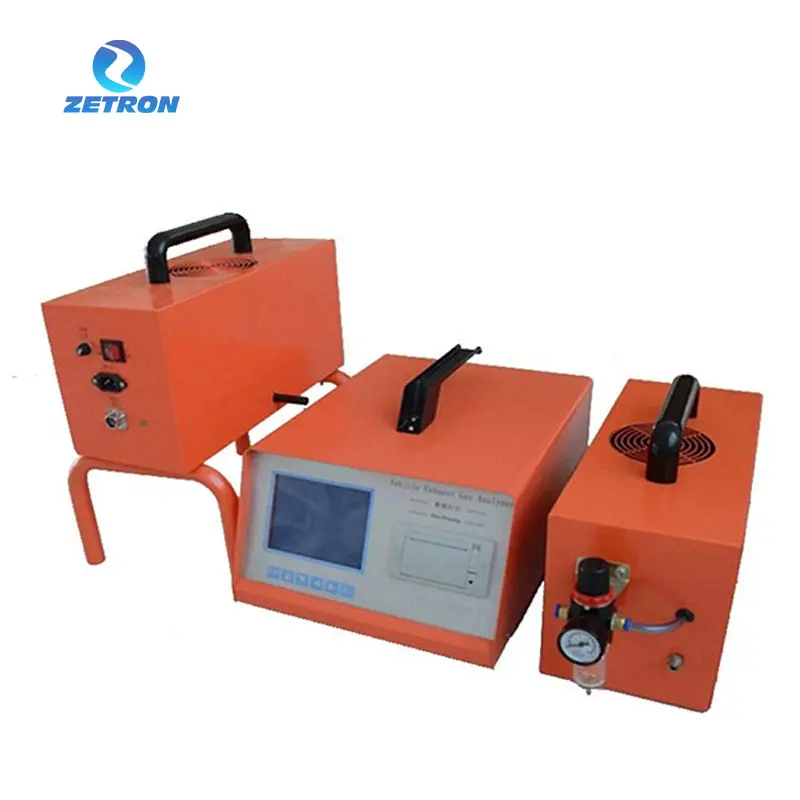 Zetron Automobiel Auto Uitlaatgassen Tester Co, CO2, Hc, O2 En Nox Automotive Gas Analyzer