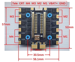 Hobbywing Xrotor F7 F722 45A 60A 65A 80A 32ビット メタルESCフライトコントローラー 13インチ 15インチFPVレーシングドローン用 - Product Image 5